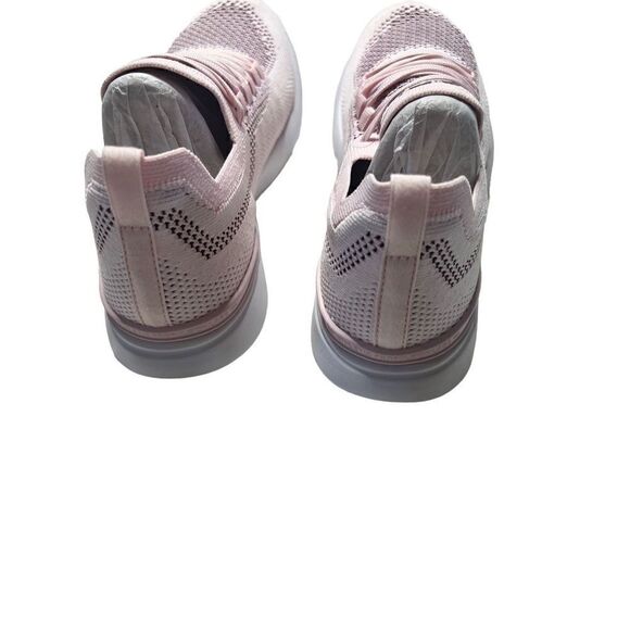 Check out APL TechLoom Breeze Womens Size 6 Fire Coral White  APL Women\'s Pink Lace-Up Techloom Breeze Running Shoes Size 7.5
